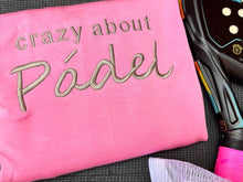 Load image into Gallery viewer, Padel Sweatshirt Embroidered Casual Relaxed Fit Crewneck Pink