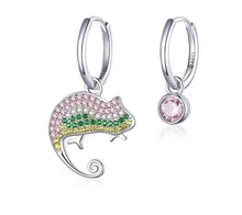 Load image into Gallery viewer, Chameleon Asymmetric Earrings