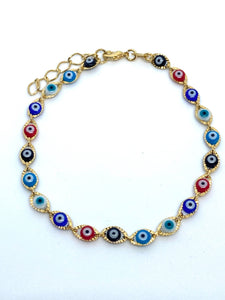 MULTICOLOR LUCKY EYE BRACELETS