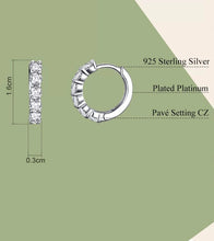 Load image into Gallery viewer, ZIRCONIA TINY EAR HOOPS
