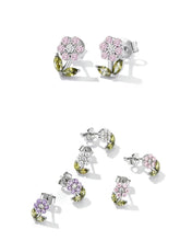 Load image into Gallery viewer, ZIRCON FLOWERS MINI STUD
