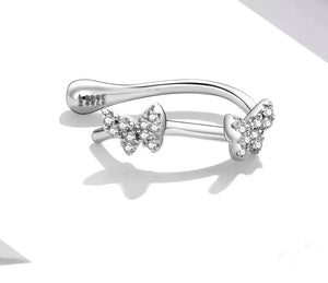 ZIRCON BUTTERFLY EARCUF