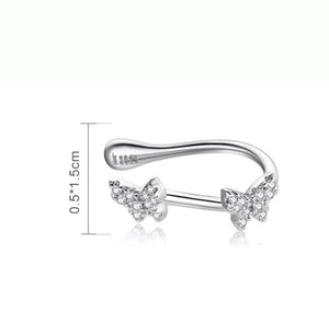 ZIRCON BUTTERFLY EARCUF