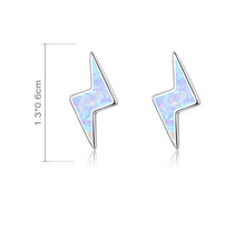 Load image into Gallery viewer, LIGHTNING OPAL MINI STUD
